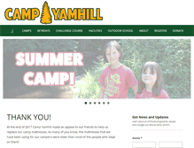 Tablet Screenshot of campyamhill.org